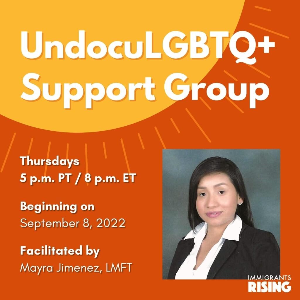 UndocuLGBTQ+ Support Group
